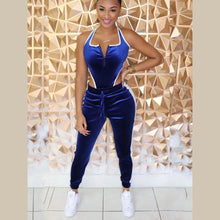 Load image into Gallery viewer, Sleeveless Cut Out Bodysuit & High Waist Stretchy Pants