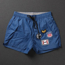 Load image into Gallery viewer, Mens Swim Trunks Nylon Embroidered Holiday Beach Shorts Summer Water Proof Daily Sport Gym Fitness Casual Shorts Men'S Clothing