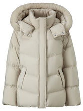 Load image into Gallery viewer, DUSHU Puff Down Jacket Long and Short Styles of Goose Down Jacket Women Fox Fur Collar 2025 Winter Outerwear Simple Commuting