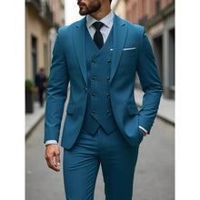 Load image into Gallery viewer, Single Breasted Men's 3 Piece Set