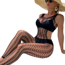 Load image into Gallery viewer, Women Teddy Mesh Erotic Bodysuit Fashion Backless Porno Jumpsuits