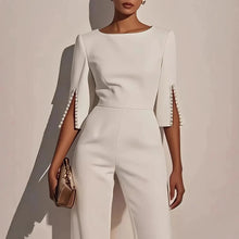 Load image into Gallery viewer, Elegant Beaded Decorative Slim Jumpsuit for Women