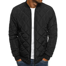 Cargar imagen en el visor de la galería, Chaquetas de malla con cuello de béisbol para hombre