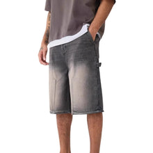 Load image into Gallery viewer, Men's Strecth Knee Length Washed Shorts