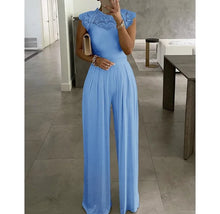 Load image into Gallery viewer, Solid Fashion Pants Loose Casual Lace Jumpsuit for Women