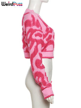 Lade das Bild in den Galerie-Viewer, Weird Puss y2k Sweet Cardigan Sweater
