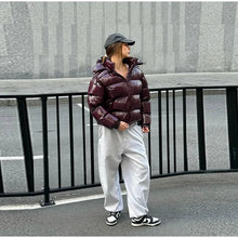 Load image into Gallery viewer, Women's Hood Casual Stand Collar Zipper Long Sleeve Jacket