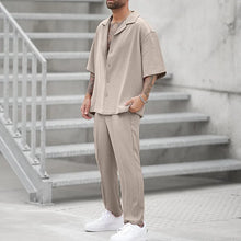 Lade das Bild in den Galerie-Viewer, Men's Casual 2PCS Pants Set