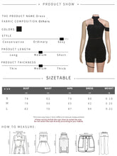 Lade das Bild in den Galerie-Viewer, Kliou Mesh Cross Women Mini Dress