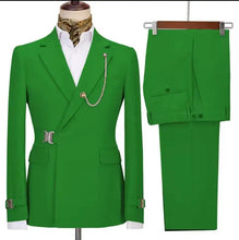 Load image into Gallery viewer, Men's Blazer Pants and Jacket Italian Design Notched Lapel Slim Fit Suit