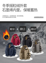 Load image into Gallery viewer, Winter New Fashionable Plush Thickened Warm Hooded Jacket