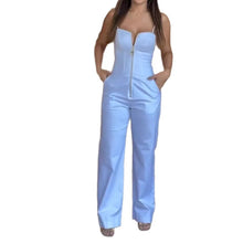 Lade das Bild in den Galerie-Viewer, Office Sexy Zipper Jumpsuit