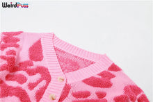 Lade das Bild in den Galerie-Viewer, Weird Puss y2k Sweet Cardigan Sweater