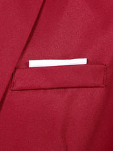 Load image into Gallery viewer, Men Long Sleeve Lapel Blazer Jacket with Pants