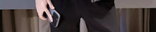 Load image into Gallery viewer, Men's Black Male Splicing Korean Reviews Stylish Jacket