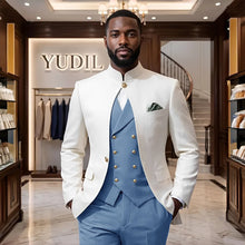 Load image into Gallery viewer, Men Slim Fit Business Set