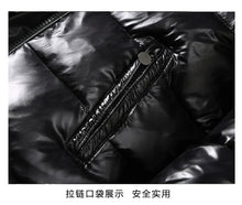 Load image into Gallery viewer, Men's Cotton Padded Warm Parkas High Quality Glossy Winter Coats