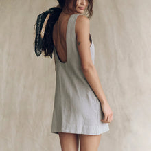 Load image into Gallery viewer, Elegant Solid Color Female Sleeveless Vest Dresses