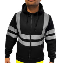 Cargar imagen en el visor de la galería, Chaquetas con capucha y tiras reflectantes para hombre