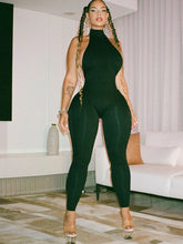 Lade das Bild in den Galerie-Viewer, Sisterlinda Backless Halter Sleeveless Jumpsuits