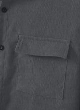 Load image into Gallery viewer, Men's corduroy Long sleeve shirt and pants casual suit