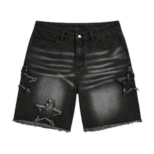 Load image into Gallery viewer, New high-end denim shorts for men in spring and summer of 2025, loose and versatile, trendy brand business casual denim shorts