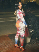 Lade das Bild in den Galerie-Viewer, Sister Linda Trend o-Neck Full Sleeve Skinny Jumpsuit