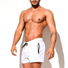 Load image into Gallery viewer, Summer New Men's Solid Color Sports Shorts Casual Fashion Trend Loose Simple Breathable Quick-Drying Gym Beach Men's Bottoms