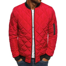 Cargar imagen en el visor de la galería, Chaquetas de malla con cuello de béisbol para hombre