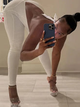 Lade das Bild in den Galerie-Viewer, Sisterlinda Backless Halter Sleeveless Jumpsuits
