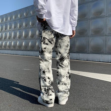 Load image into Gallery viewer, Mens Loose Wide-leg Jean Pants