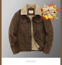 Load image into Gallery viewer, Men's Casual Turn-down Corduroy Jacket