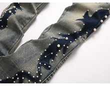 Load image into Gallery viewer, Men's Pearl Boot Cut Denim Jeans
