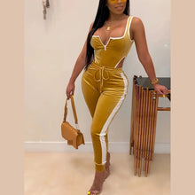 Load image into Gallery viewer, Sleeveless Cut Out Bodysuit & High Waist Stretchy Pants