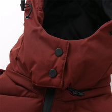 Load image into Gallery viewer, Women's Hooded High Waist Padded Parkas Coats with Belt Female Elegant Pockets Skiing Jackets