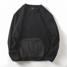 Load image into Gallery viewer, Men's Casual Versatile Pullover Top Self Heating Zipper Pocket Sweatshirt
