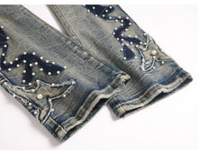 Load image into Gallery viewer, Men's Pearl Boot Cut Denim Jeans