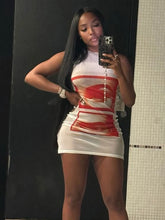 Cargar imagen en el visor de la galería, Weird Puss Lip Print Women Long Sexy 2 Piece Set