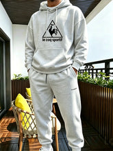 Load image into Gallery viewer, Men's Two-Piece Sweatshirt and Drawstring Casual suit