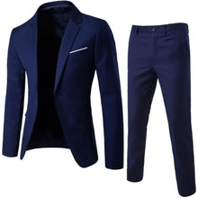 Load image into Gallery viewer, Men Pants Formal 2pcs s Formal Suit