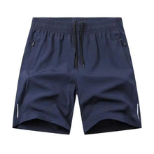 Load image into Gallery viewer, Men Beach Shorts Elastic Drawstring Waist Quick-Drying Casual Short Pants with Reinforced Pockets Street Quick-drying Shorts