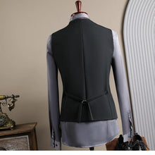 Load image into Gallery viewer, Men's Suits Complete Men's Suits 3‑Piece Outfit Set Elegant Wrinkle‑Resistant Well‑Tailored For Wedding Business Meetings