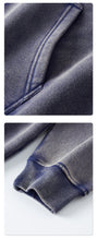 Lade das Bild in den Galerie-Viewer, Men Batik Washed Zipper Hoodied And Sweatpants Set