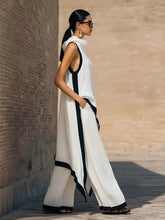 Load image into Gallery viewer, 2026 New European American Women's Two-Piece Set: Solid Sleeveless Blouse with High Waist Pants, Elegant Casual Matching Outfit