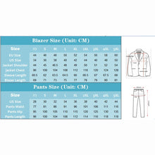 Load image into Gallery viewer, Men's Blazer Pants and Jacket Italian Design Notched Lapel Slim Fit Suit
