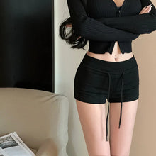 Load image into Gallery viewer, Women High Elastic Lace Up Drawstring Shorts
