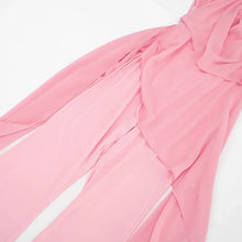 Load image into Gallery viewer, Sexy Chiffon Women Backless Halter Sleeveless V Neck Jumpsuit