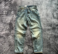 Load image into Gallery viewer, 14OZ American vintage red ear high-end loose straight leg denim pants