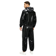 Load image into Gallery viewer, Mens Hooded Windbreaker Jogging Track Suit