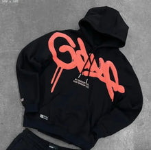 Lade das Bild in den Galerie-Viewer, Y2K Gothic Letter Print Zip-Up Hoodie